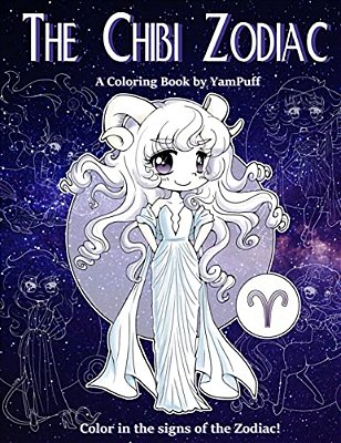 The Chibi Zodiac: A Kawaii Coloring Book By Yampuff Featuring The Astrological Star Signs As Chibis-..