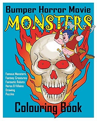 Bumper Horror Movie Monsters Colouring Book-..