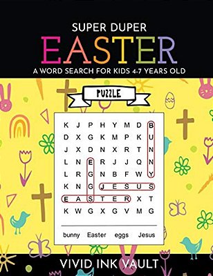 Super Duper Easter - A Word Search For Kids 4-7 Years Old-..