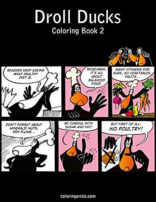 Droll Ducks Coloring Book 2-..