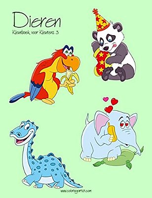 Dieren Kleurboek Voor Kleuters 3-..
