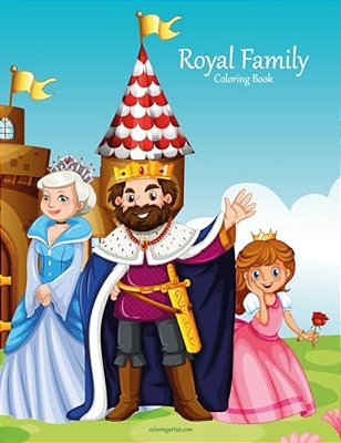 Royal Family Coloring Book 1-..