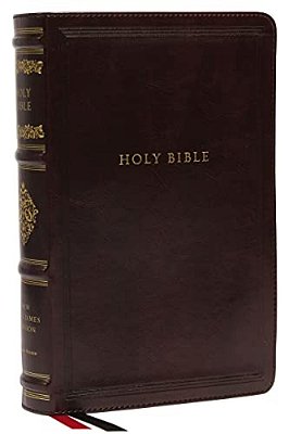 Nkjv, Personal Size Reference Bible, Sovereign Collection, Leathersoft, Brown, Red Letter, Thumb Indexed, Comfort Print: Holy Bible, New King James Ve-..