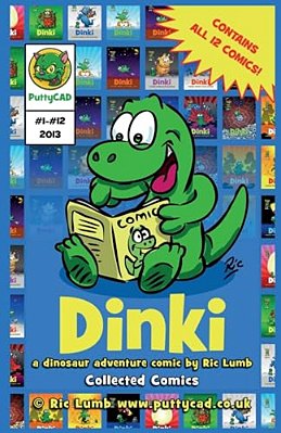 Dinki - Collected Comics: A Dinosaur Adventure Comic By Ric Lumb-..