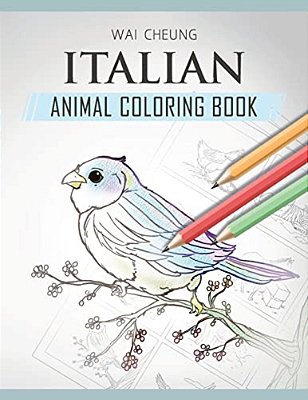 Italian Animal Coloring Book-..