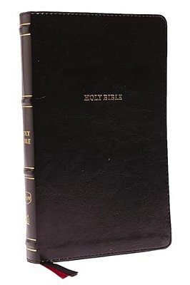 Nkjv, Thinline Bible, Leathersoft, Black, Red Letter Edition, Comfort Print: Holy Bible, New King James Version-..