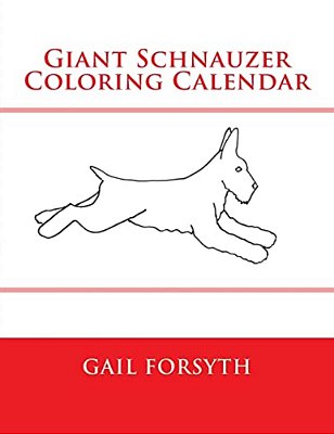 Giant Schnauzer Coloring Calendar-..