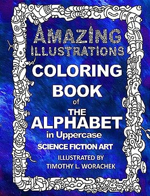 Amazing Illustrations-The Alphabet In Upper Case-..
