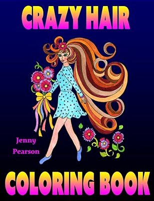 Crazy Hair Coloring Book-..