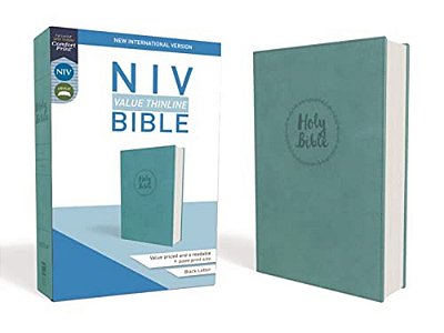 Niv, Value Thinline Bible, Imitation Leather, Blue-..
