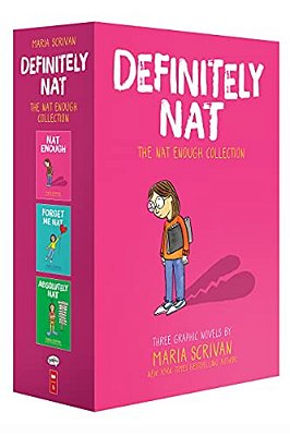 Definitely Nat: A Graphic Novel Box Set (Nat Enough #1-3)-..