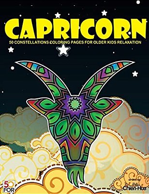 Capricorn 50 Coloring Pages For Older Kids Relaxation-..
