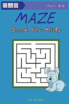Maze Book For Kids Ages 4-6-..