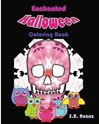 Enchanted Halloween Coloring Book-..