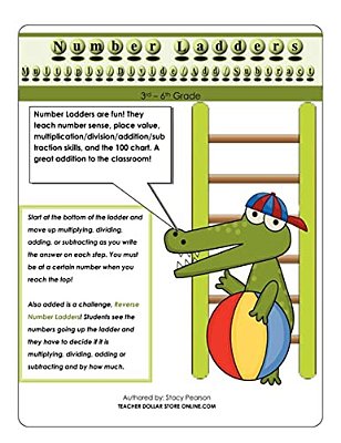 Number Ladders (Add/Subtract/multiply/divide)-..