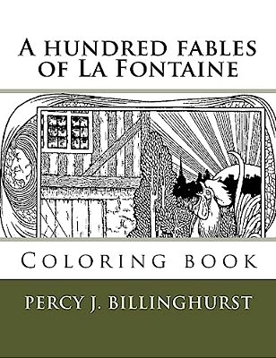 A Hundred Fables: Coloring Book-..