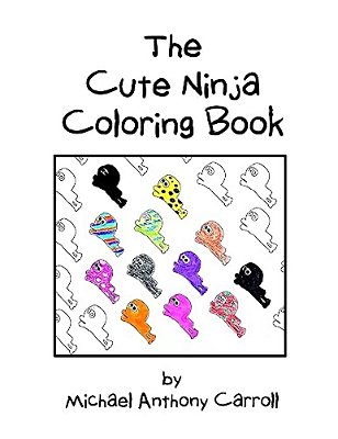 The Cute Ninja Coloring Book-..