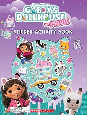 Gabby's Dollhouse: The Movie (Gabby's Dollhouse: Sticker Activity Book With Shiny Stickers)-..