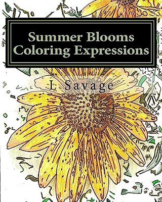 Summer Blooms Coloring Expressions-..