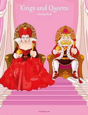 Kings And Queens Coloring Book 1-..