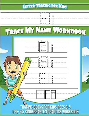 Letter Tracing For Kids Eli Trace My Name Workbook: Tracing Books For Kids Ages 3 - 5 Pre-k & Kindergarten Practice Workbook-..