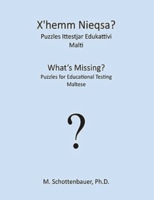 What's Missing? Puzzles For Educational Testing: Maltese-..
