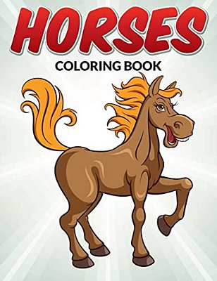 Horses Coloring Book-..