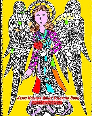 Jesus Holiday Adult Coloring Book-..