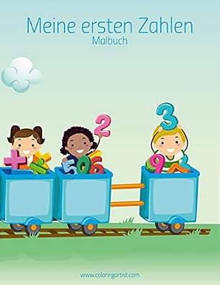 Meine Ersten Zahlen Malbuch 1-..