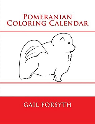 Pomeranian Coloring Calendar-..