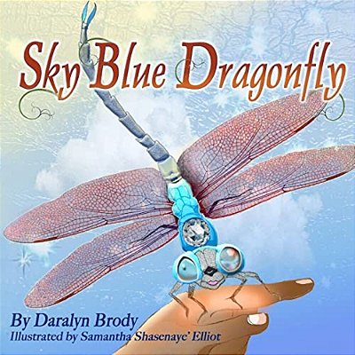 Sky Blue Dragonfly-..