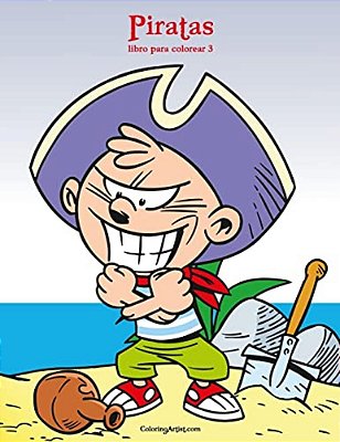 Piratas Libro Para Colorear 3-..