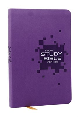 Nkjv Study Bible For Kids, Purple Leathersoft: The Premier Study Bible For Kids-..
