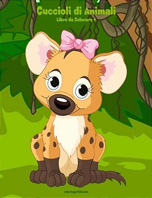 Cuccioli Di Animali Libro Da Colorare 4-..