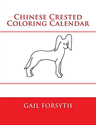 Chinese Crested Coloring Calendar-..
