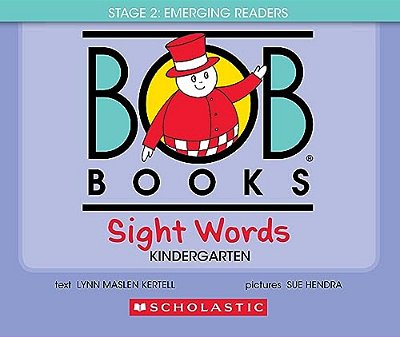 Bob Books - Sight Words Kindergarten Hardcover Bind-Up Phonics, Ages 4 And Up, Kindergarten (Stage 2: Emerging Reader)-..