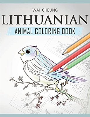 Lithuanian Animal Coloring Book-..