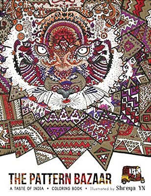 The Pattern Bazaar: A Taste Of India - Coloring Book-..