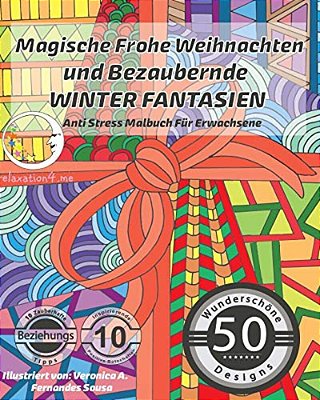 Anti Stress Malbuch Für Erwachsene: Magische Frohe Weihnachten Und Bezaubernde Winter Fantasien-..