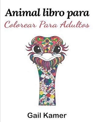 Animal Libro Para Colorear Para Adultos-..