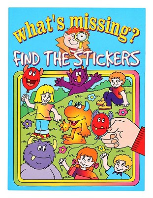 What's Missing? Find The Stickers - Blue Stickers-..