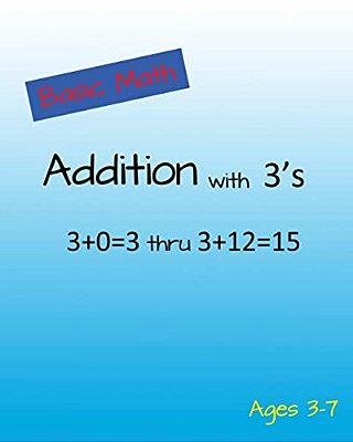 Basic Math Addition With 3'S-..