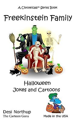 Freekinstein: Halloween Jokes & Cartoons In Black And White-..