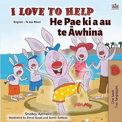 I Love To Help (English Maori Bilingual Book For Kids)-..