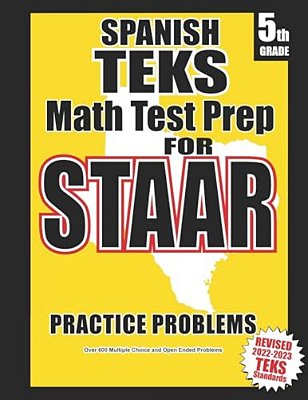 Spanish Teks 5Th Grade Math Test Prep For Staar-..