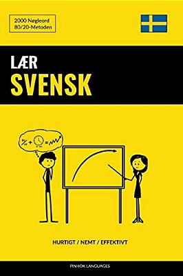Lær Svensk - Hurtigt/Nemt/effektivt: 2000 Nøgleord-..