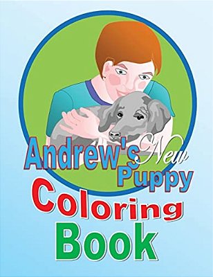 Andrew's New Puppy Coloring Book-..