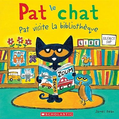 Pat Le Chat: Pat Visite La Bibliothèque-..