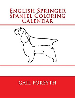 English Springer Spaniel Coloring Calendar-..