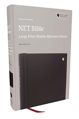 Net Bible, Large Print Thinline With Cross References, Hardcover, Comfort Print-..